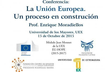 Conferencia &quot;Unión Europea: un proceso en construcción&quot;