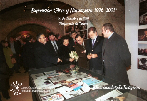 Exposición de arte y naturaleza 1976-2001 en Malpartida de Cáceres